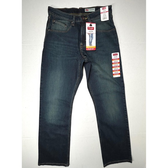 Wrangler Five Star Premium Men's Relaxed Boot Jeans Dark Wash 29x30 Flex NWT - Picture 8 of 8
